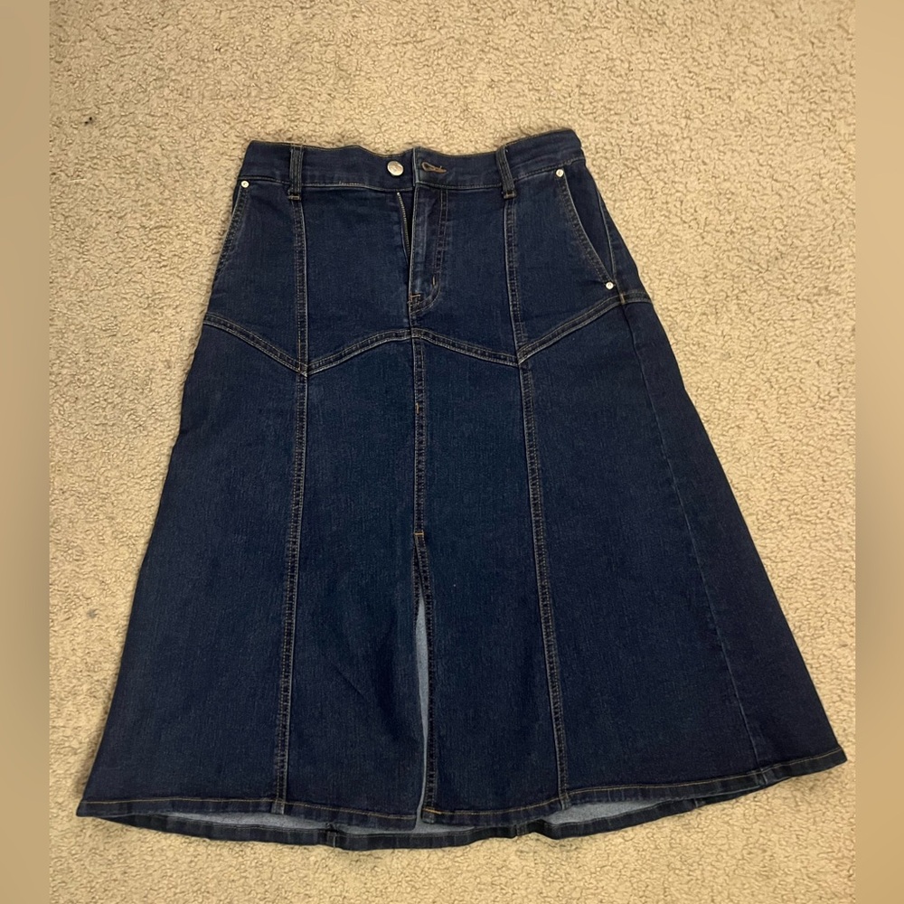 Jessica Simpson Indigo Denim Jacket - Dark Blue